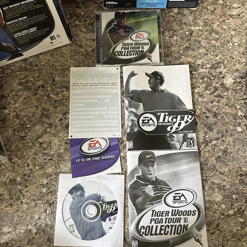Star Trek: Away Team, Survivor, Tiger Woods PGA Tour Collection PC GAMES Big Box